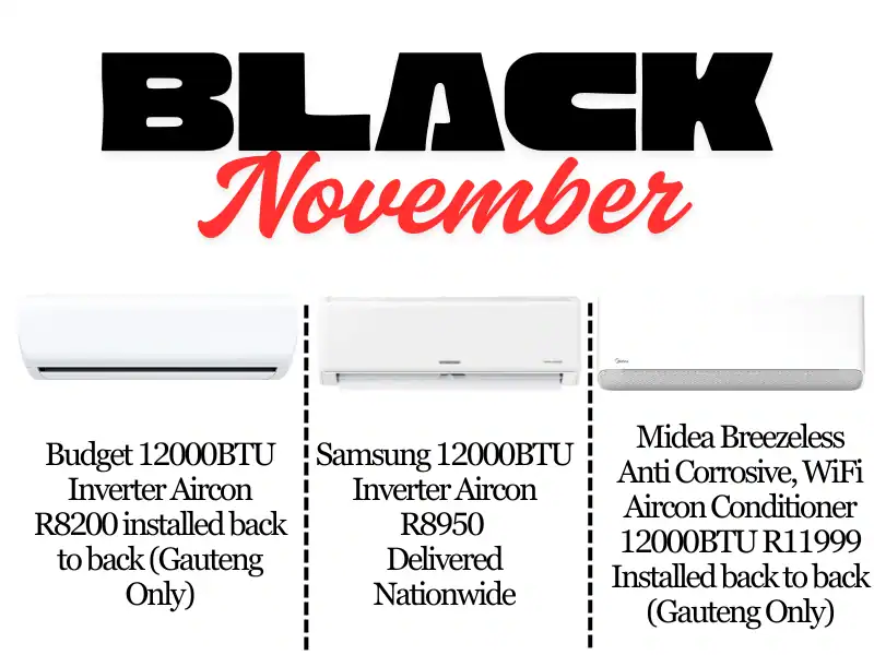 Black Friday Aircon Specials